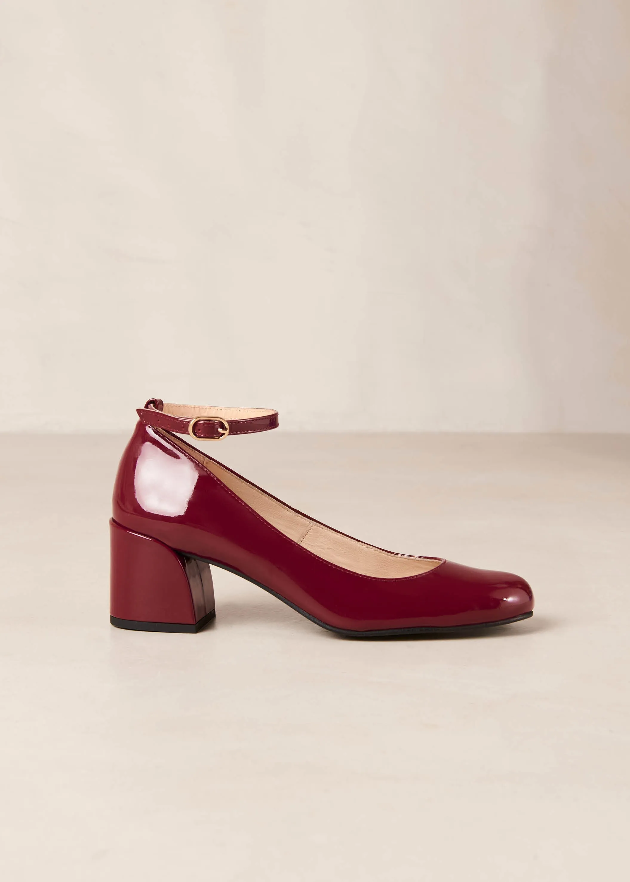 Antoine Onix Burgundy Leather Pumps