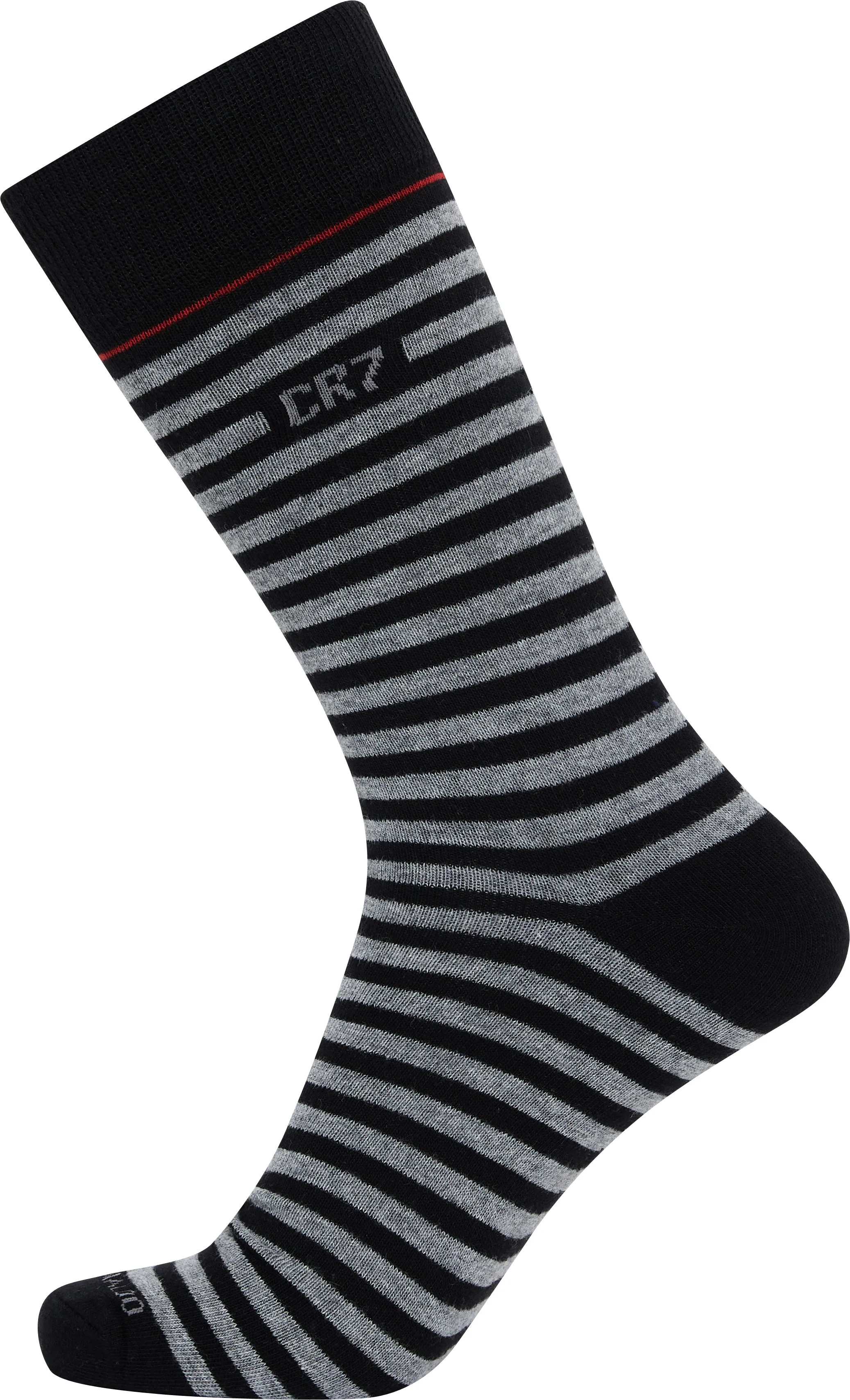 CR7 Men's Cotton Blend 3-Pack Fashion Socks, Gift Box