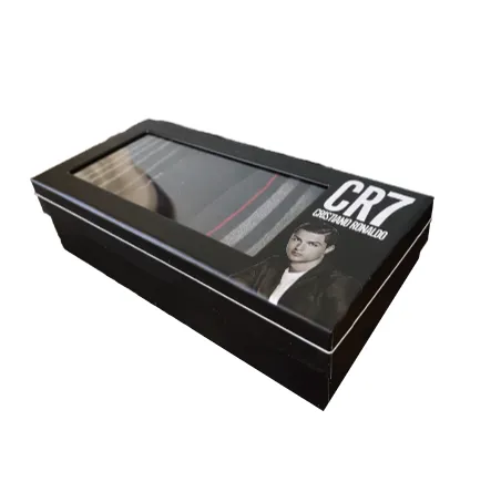 CR7 Men's Cotton Blend 3-Pack Fashion Socks, Gift Box