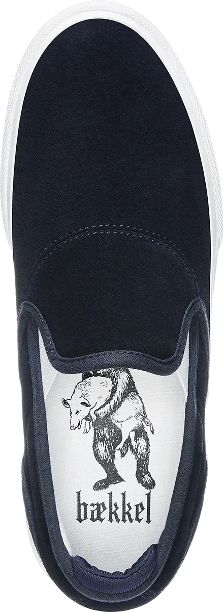 Emerica Skate Wino G6 Slip On Kevin Baekkel Navy White