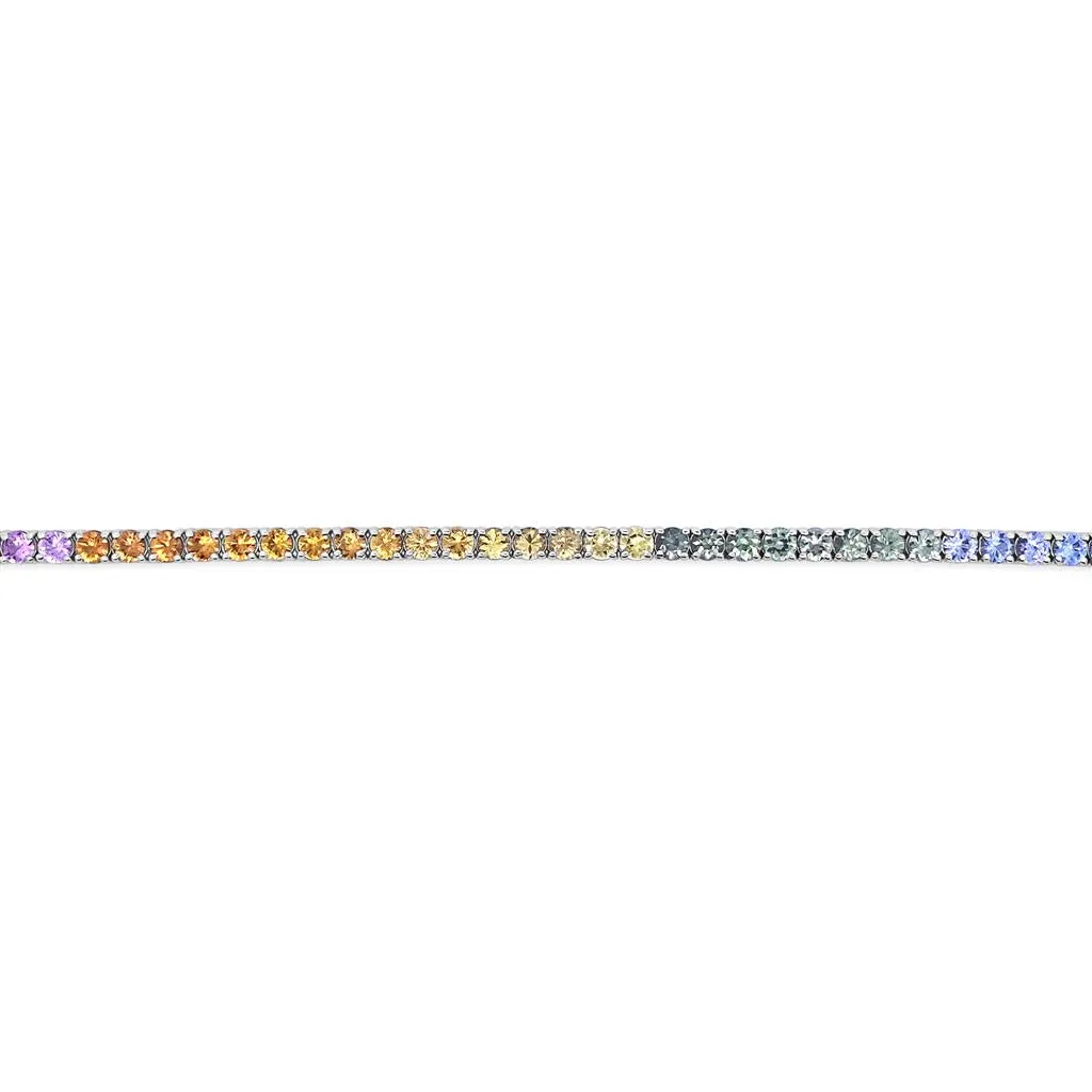 Irisa by Martin Binder Rainbow Sapphire Tennis Bracelet