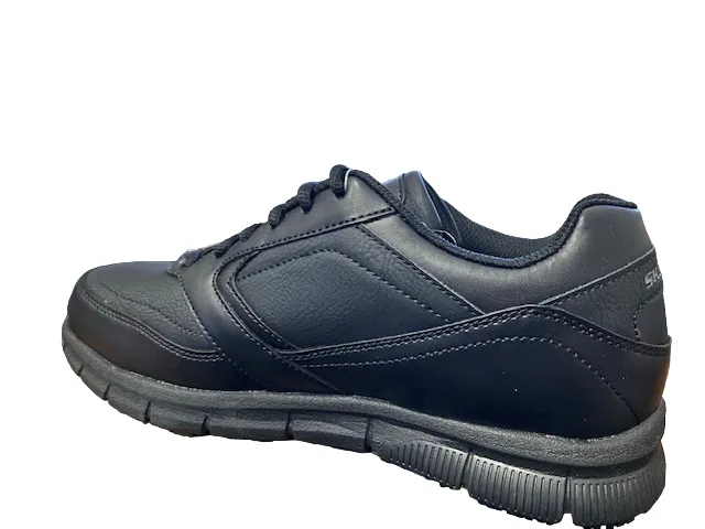 Skechers men's safety work shoe Nampa 77156EC/BLK black 