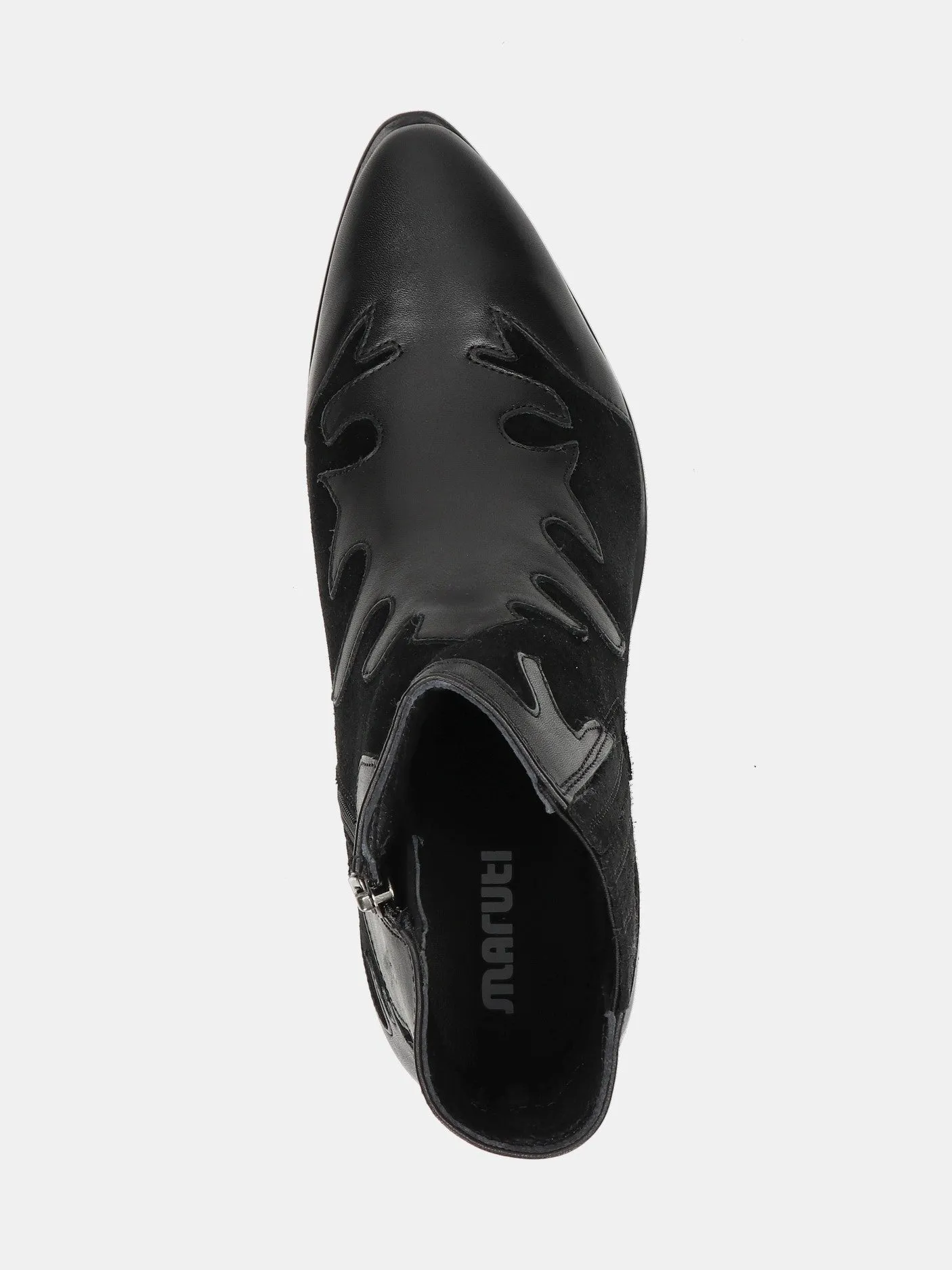 Tessy Leather Boot - Black