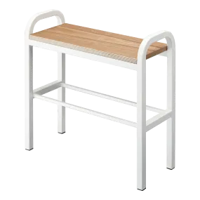 Wood-Top Shoe Rack