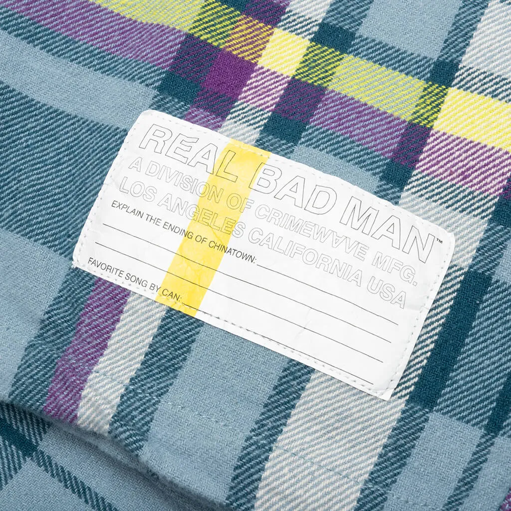 Work Flannel Shirt - Blue